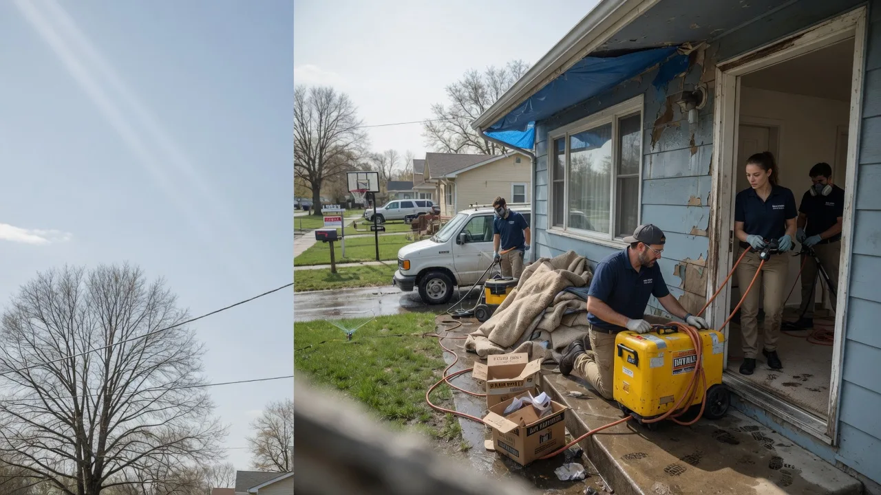 Basement Flood Cleanup in Bozrah, CT near me